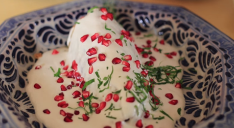 Chiles en Nogada by Chef Yuri de Gortari, Esgamex