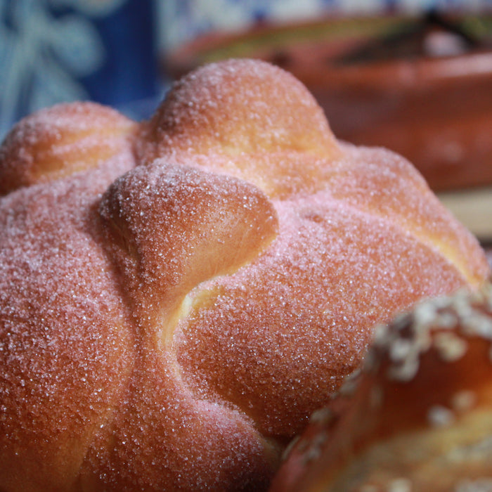 Mexico 1492 - Traditional Bread of the Dead Recipe. Photo courtesy of ESGAMEX