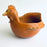 Red Clay Hen Shaped Bowl