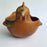 Red Clay Hen Shaped Bowl