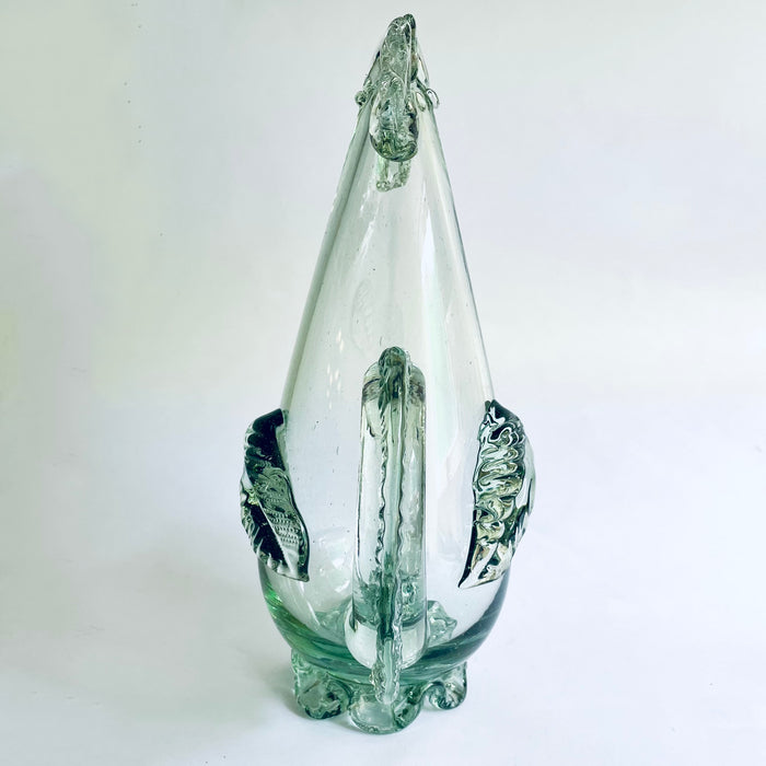 Blown Glass Pitcher - Rooster