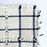 Pedal Loom Handwoven Cotton Napkins - Creamy White with Black Lines - Set of 4