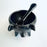 Burnished Clay Piglet Salsa Bowl - Black