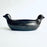 Burnished Clay Salsa Bowl with 2 Bird Heads - Black