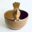 Burnished Clay Hen Salsa Bowl - Tan