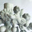 White Glazed Clay Tree of Life Candleholder