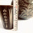 Clay Pitcher & Glass - Hand Painted - Dark Brown