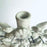 White Glazed Clay Tree of Life Candleholder