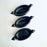 Burnished Clay Salsa Bowl with 2 Bird Heads - Black