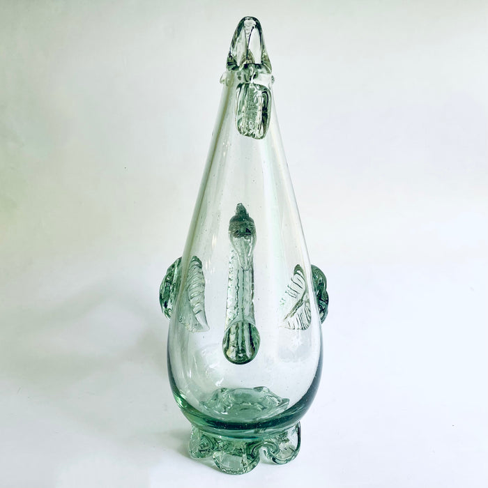 Blown Glass Pitcher - Rooster