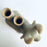 White Clay Candleholder - Bull