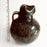 Burnished Clay Jaguar Pitcher - Brown