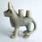 White Clay Candleholder - Bull