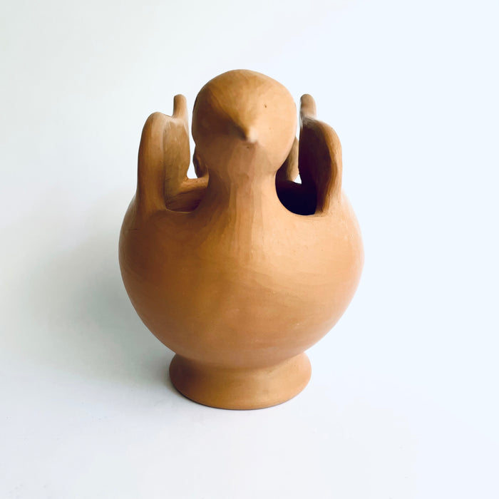 Red Clay Dove Salsa or Snack Bowl