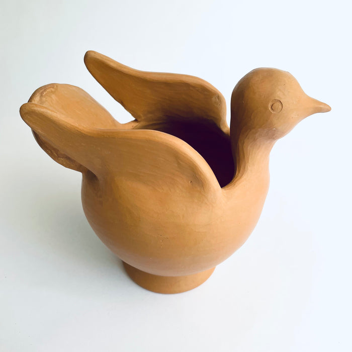 Red Clay Dove Salsa or Snack Bowl