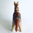 White Handpainted Clay Coin Bank - Dog