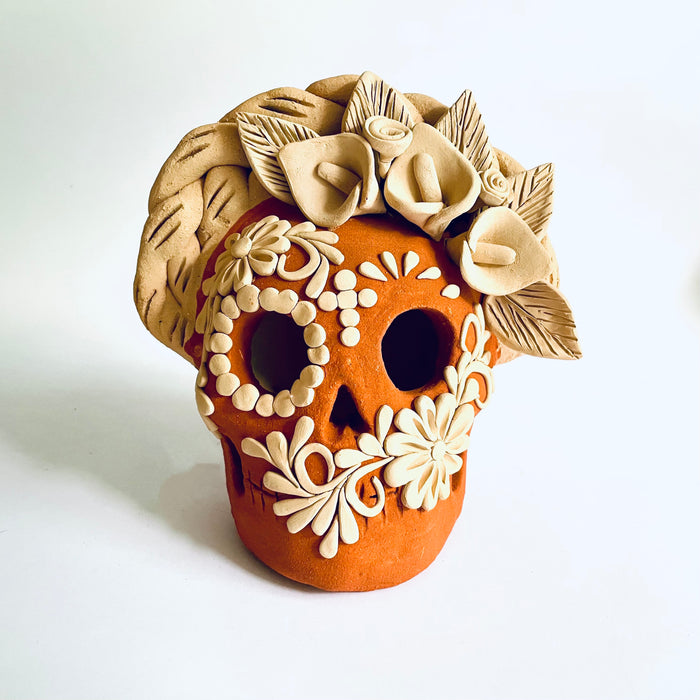 Red Clay Day of the Dead Calavera
