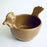 Burnished Clay Hen Salsa Bowl - Tan