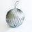 Palm Fiber Ornamental Sphere - Silver