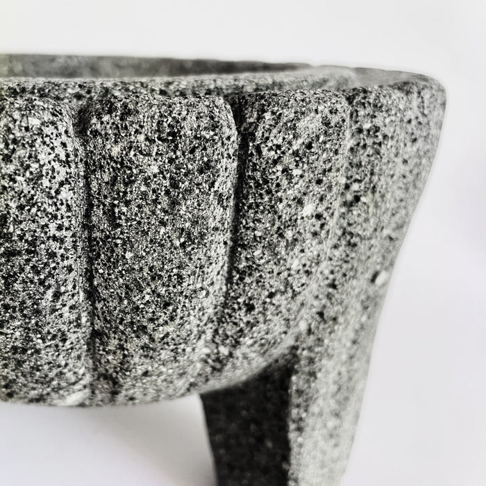 Volcanic Rock Mortar & Pestle - Molcajete - Saguaro Cactus - 10"