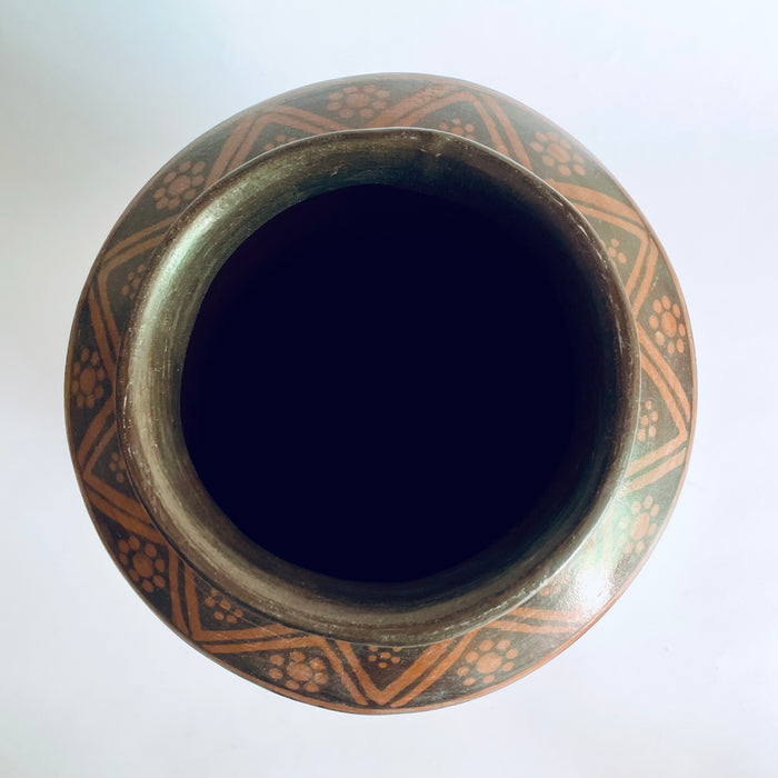 Burnished Clay Vase