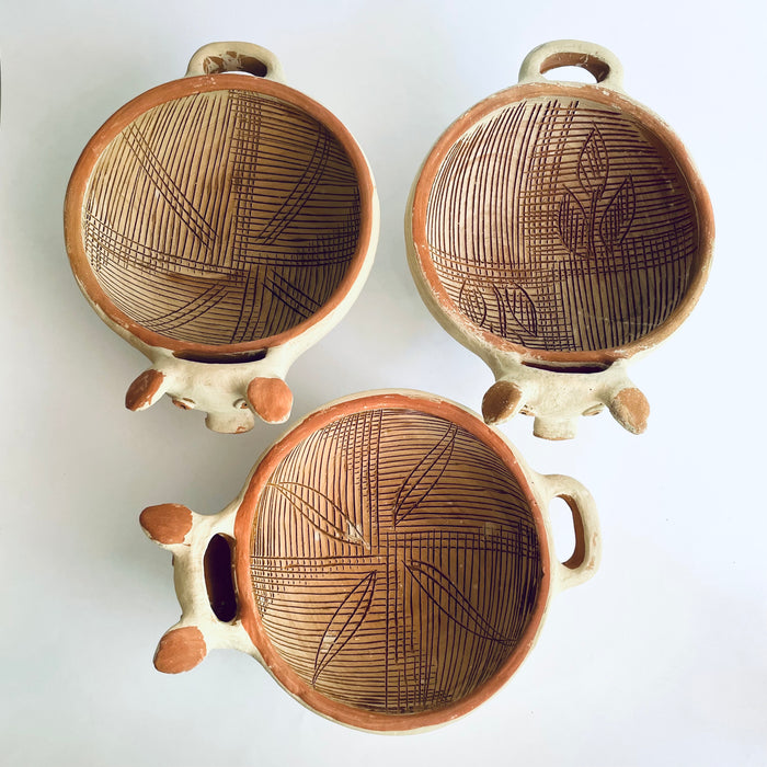 White Piglet Mortar Bowl