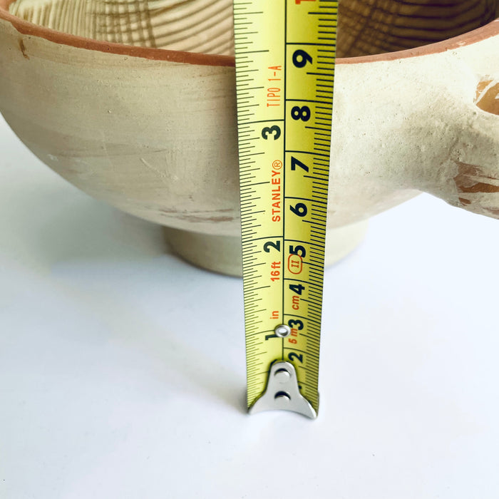 White Piglet Mortar Bowl
