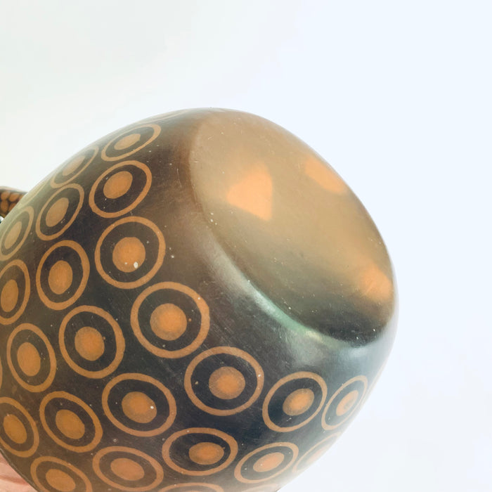 Burnished Clay Armadillo Shaped Bowl