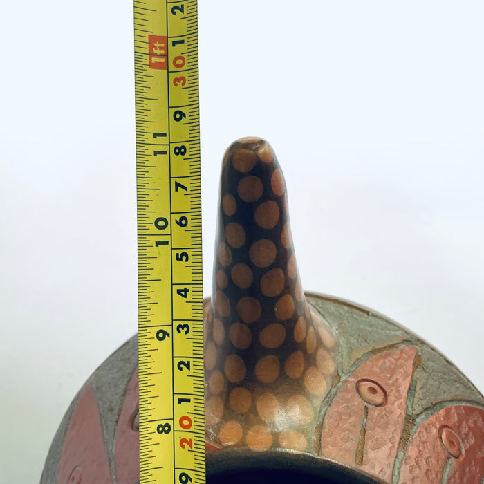 Burnished Clay Armadillo Shaped Bowl