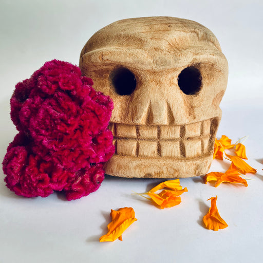 Copal Wood Day of the Dead Calavera
