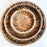 Woven Round Bulrush Fiber Trays - Set of 3
