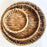 Woven Round Bulrush Fiber Trays - Set of 3