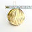 Palm Fiber Ornamental Sphere - Silver
