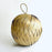 Palm Fiber Ornamental Sphere - Gold