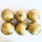Palm Fiber Ornamental Sphere - Gold