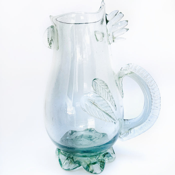 Blown Glass Pitcher - Hen