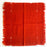 Pedal Loom Handwoven Cotton Napkins - Orange - Set of 4