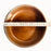 Burnished Clay Deep Plate - Brown