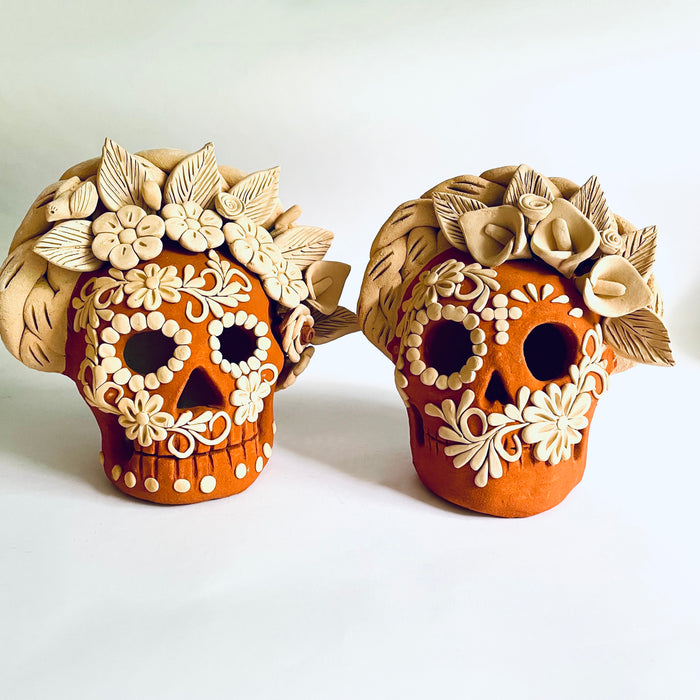 Red Clay Day of the Dead Calavera