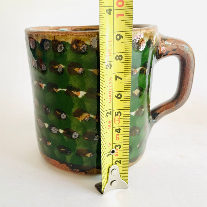 Tonalá Stoneware Mugs - Green - Set of 2