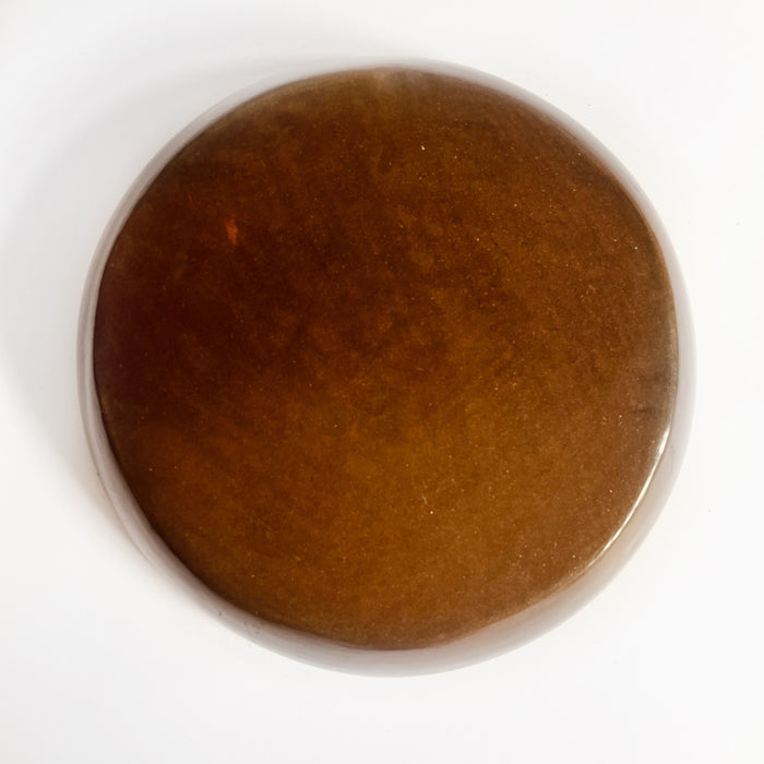 Burnished Clay Deep Plate - Brown