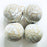 Carved Gourd Ornamental Sphere - White