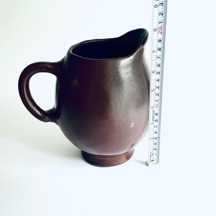 Burnished Clay Pitcher - Brown