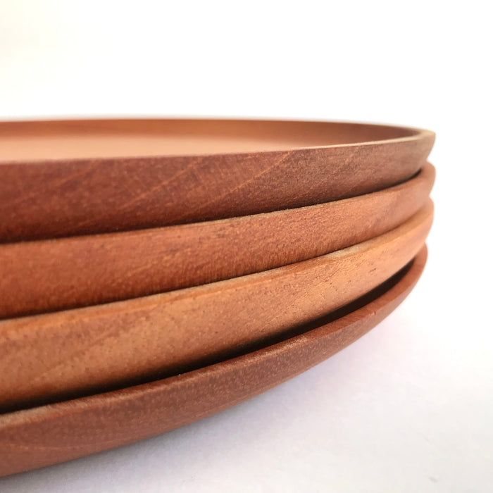 Wooden Base Plates - Natural Cedar - Set of 4