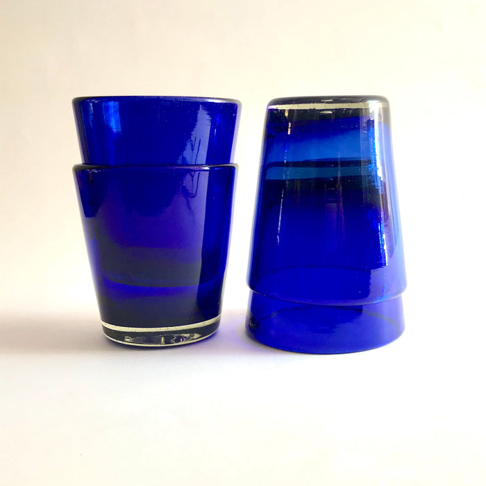 Blown Glass Conical Tumblers - Set of 4