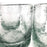 Crackled Blown Glass Tumbler