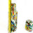 Blown Glass Water Carafe & Glass - Cylindrical - Confetti