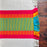 Striped Placemats - Pink, Turquoise & Orange - Handmade on Pedal Loom - Set of 4