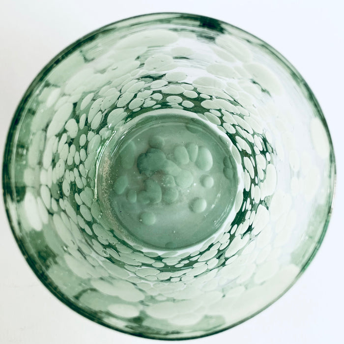 Blown Glass Tumbler With Speckles