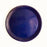 Glazed Clay Plate - Medium - Cobalt Blue